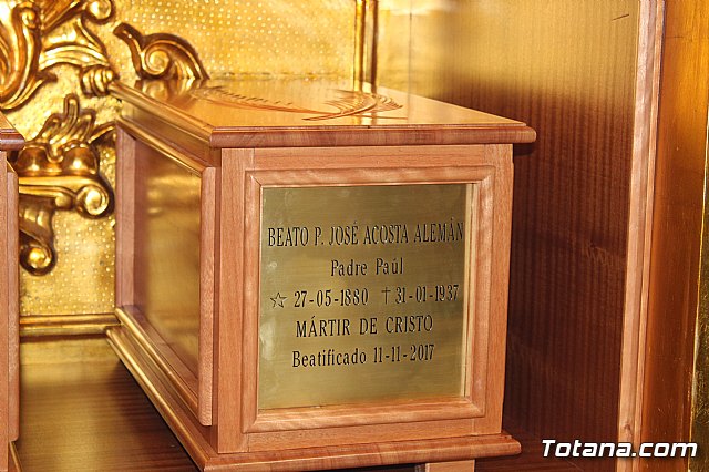 Las reliquias de los beatos vicencianos martirizados en Totana descansan en Santiago El Mayor - 113