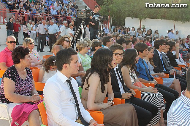 Acto de clausura y graduacin del 2 curso de bachillerato del IES 