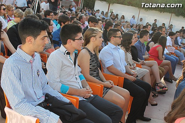 Acto de clausura y graduacin del 2 curso de bachillerato del IES 