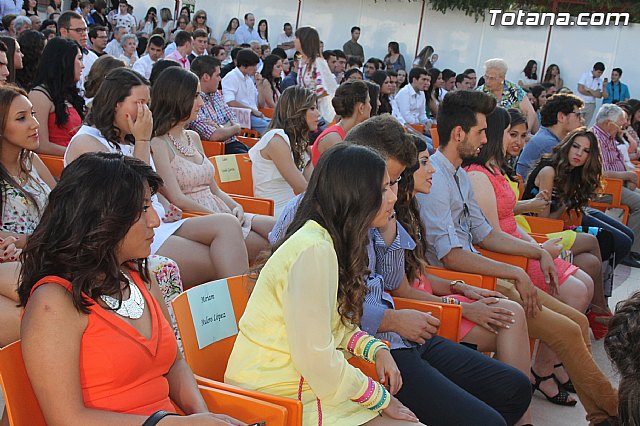 Acto de clausura y graduacin del 2 curso de bachillerato del IES 