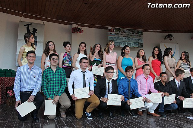 Acto de clausura y graduacin del 2 curso de bachillerato del IES 