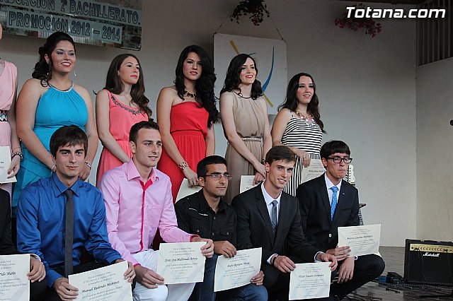 Acto de clausura y graduacin del 2 curso de bachillerato del IES 