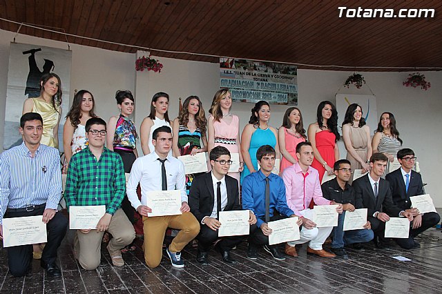 Acto de clausura y graduacin del 2 curso de bachillerato del IES 