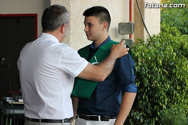 Acto de clausura y graduacin del 2 curso de bachillerato del IES 