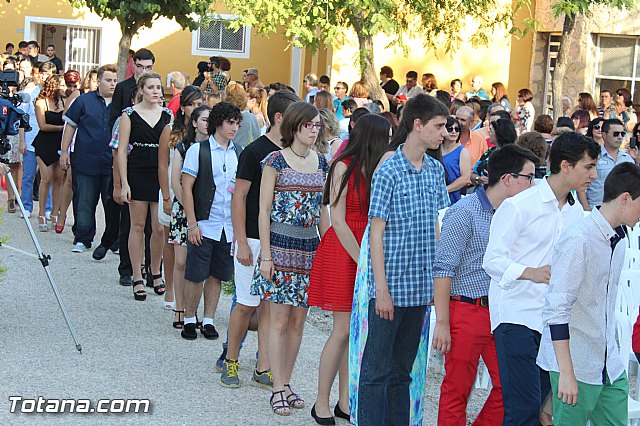 Acto de graduacin de bachillerato, 4 ESO y ciclos del IES Prado Mayor 2015 - 16