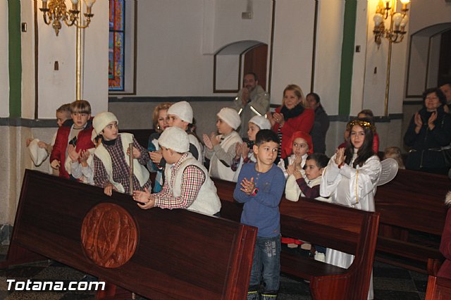 Inauguracin Beln Parroquia de las Tres Avemaras. Navidad 2016 - 17