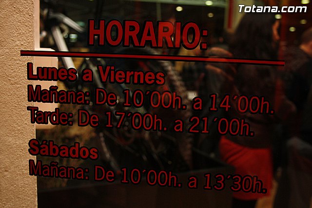 Inauguracin nueva tienda de bicicletas 