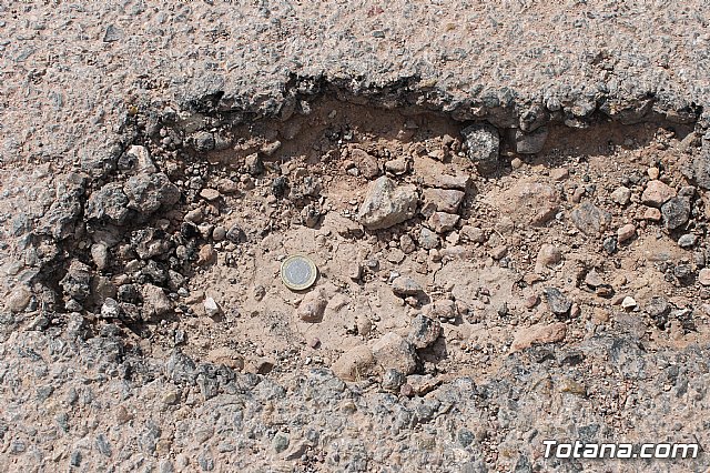 Denuncian el estado calamitoso del camino de los Yesares, en la diputacin de Mort - 50