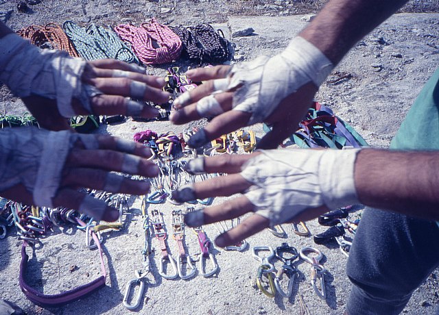 Se cumplen 30 aos de la escalada  de tres jvenes totaneros  al 