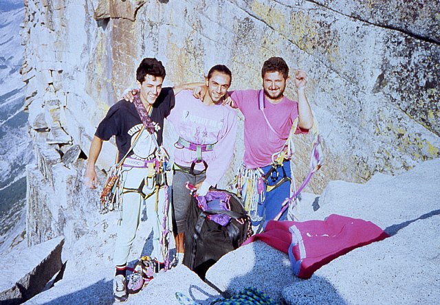 Se cumplen 30 aos de la escalada  de tres jvenes totaneros  al 