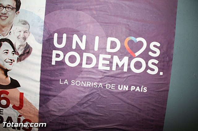 Pegada de carteles - Elecciones Generales 26J - 65