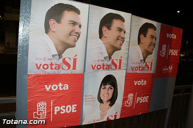 Pegada de carteles - Elecciones Generales 26J - 69