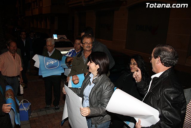 Pegada de carteles. Elecciones generales 20N - 5
