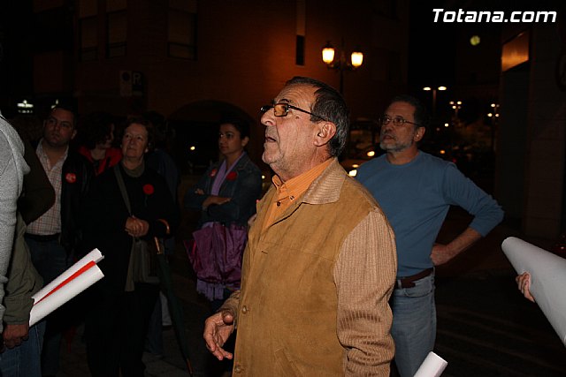 Pegada de carteles. Elecciones generales 20N - 27