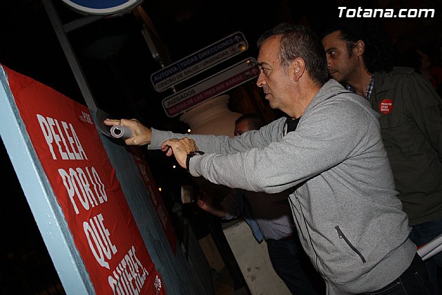 Pegada de carteles. Elecciones generales 20N - 28