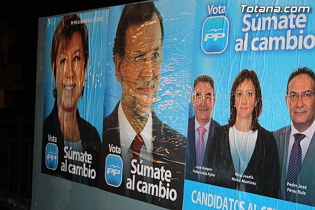 Pegada de carteles. Elecciones generales 20N - 35