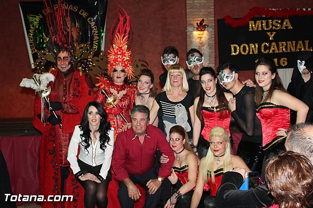 Cena Carnaval Totana 2016 - Presentacin de La Musa y Don Carnal - 416