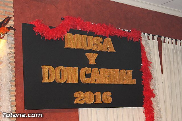 Cena Carnaval Totana 2016 - Presentacin de La Musa y Don Carnal - 716