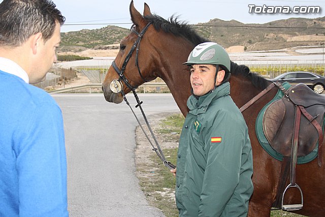 La Guardia Civil patrulla a caballo el campo de Totana para evitar robos - 10