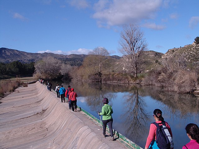Senderistas de Totana disfrutaron del espectculo de la floracin de los frutales de Cieza - 4