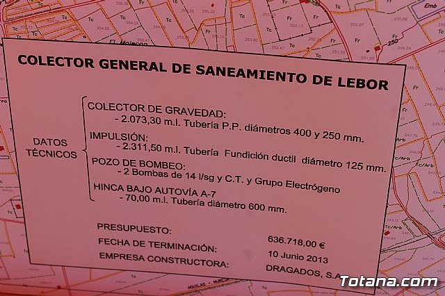 Un nuevo colector de 4 kilmetros de longitud culmina el saneamiento integral de la zona este-sur de Totana - 7