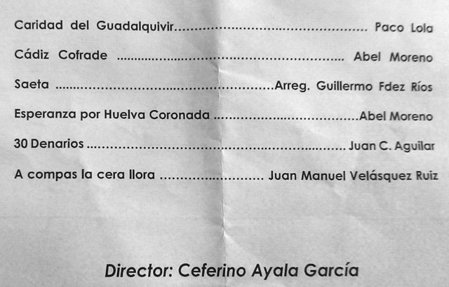 Concierto de marchas pasionarias - Semana Santa 2014 - 1