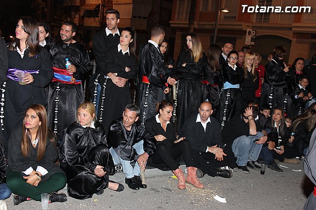 Traslado de los tronos a sus sedes. Viernes Santo 2014 - 15