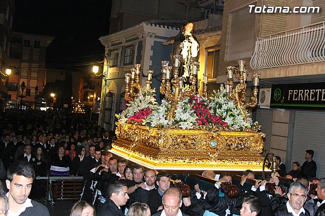 Traslado de los tronos a sus sedes. Viernes Santo 2014 - 34