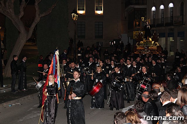 Traslado de los tronos a sus sedes (Calle Puente) . Viernes Santo 2018 - 27