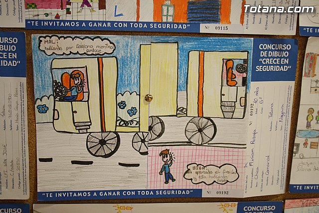 Premios del certamen de dibujo 