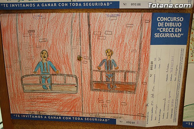 Premios del certamen de dibujo 