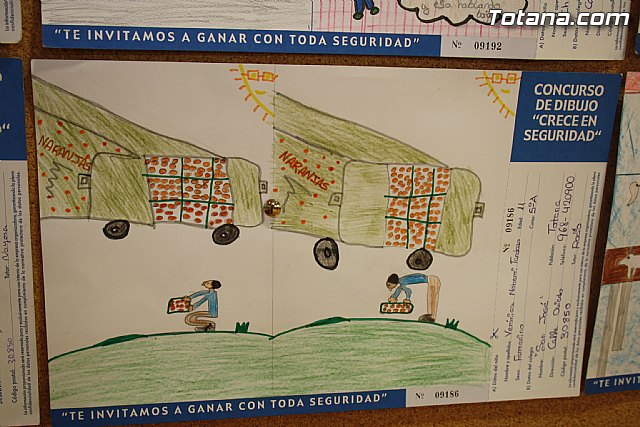 Premios del certamen de dibujo 