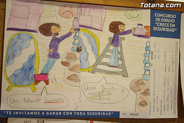 Premios del certamen de dibujo 