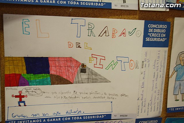 Premios del certamen de dibujo 