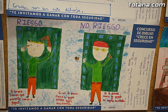 Premios del certamen de dibujo 