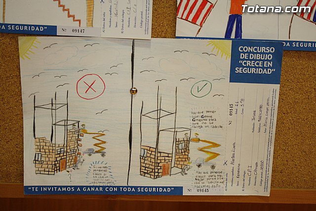 Premios del certamen de dibujo 