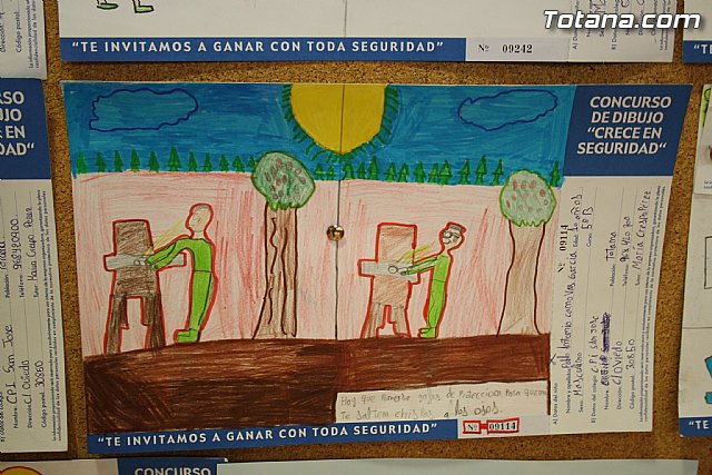 Premios del certamen de dibujo 