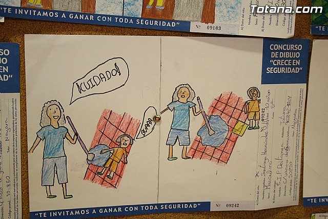 Premios del certamen de dibujo 