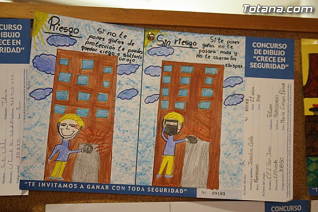 Premios del certamen de dibujo 