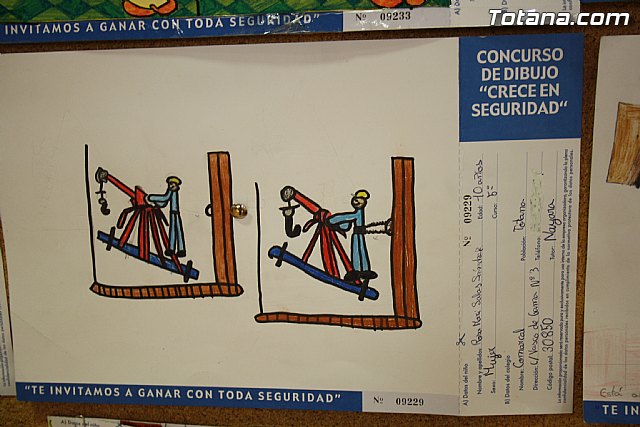 Premios del certamen de dibujo 