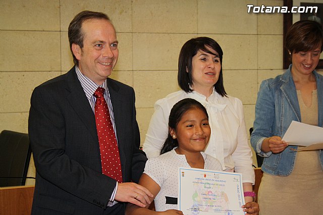 Premios del certamen de dibujo 