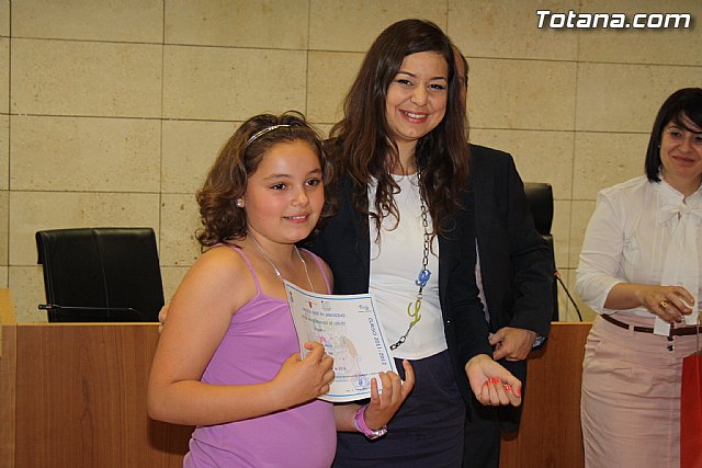 Premios del certamen de dibujo 