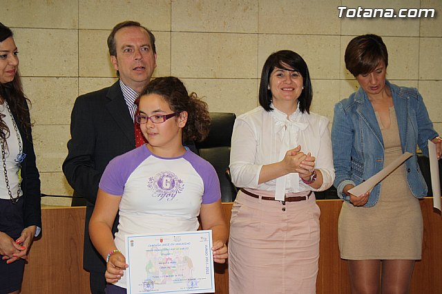 Premios del certamen de dibujo 