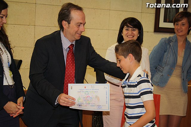 Premios del certamen de dibujo 