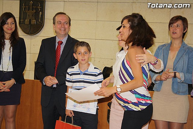 Premios del certamen de dibujo 
