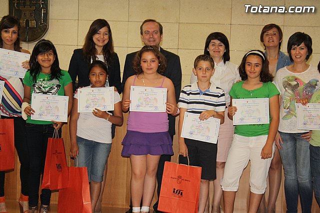 Premios del certamen de dibujo 