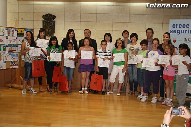 Premios del certamen de dibujo 