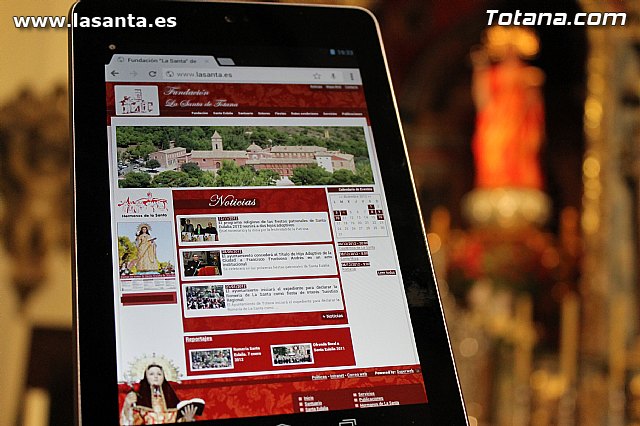 Presentacin Cuadernos de La Santa y pgina web lasanta.es - 44