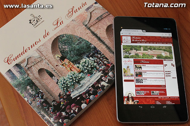 Presentacin Cuadernos de La Santa y pgina web lasanta.es - 45