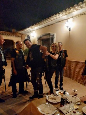 Ofrenda floral de Totana Custom, imposicin de parches a los nuevos socios y cena de hermandad 2019 - 41